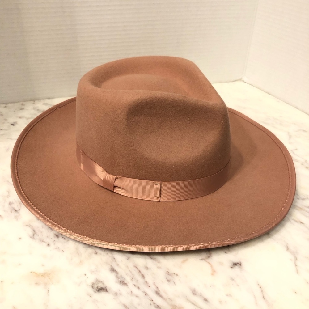 NWT Gigi Pip Monroe Rancher Hat in Dusty Pink Size 57 - Picture 2 of 12